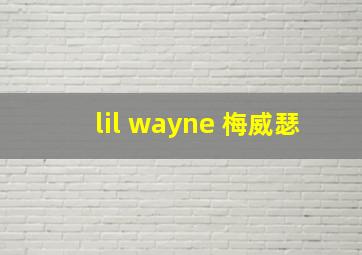 lil wayne 梅威瑟